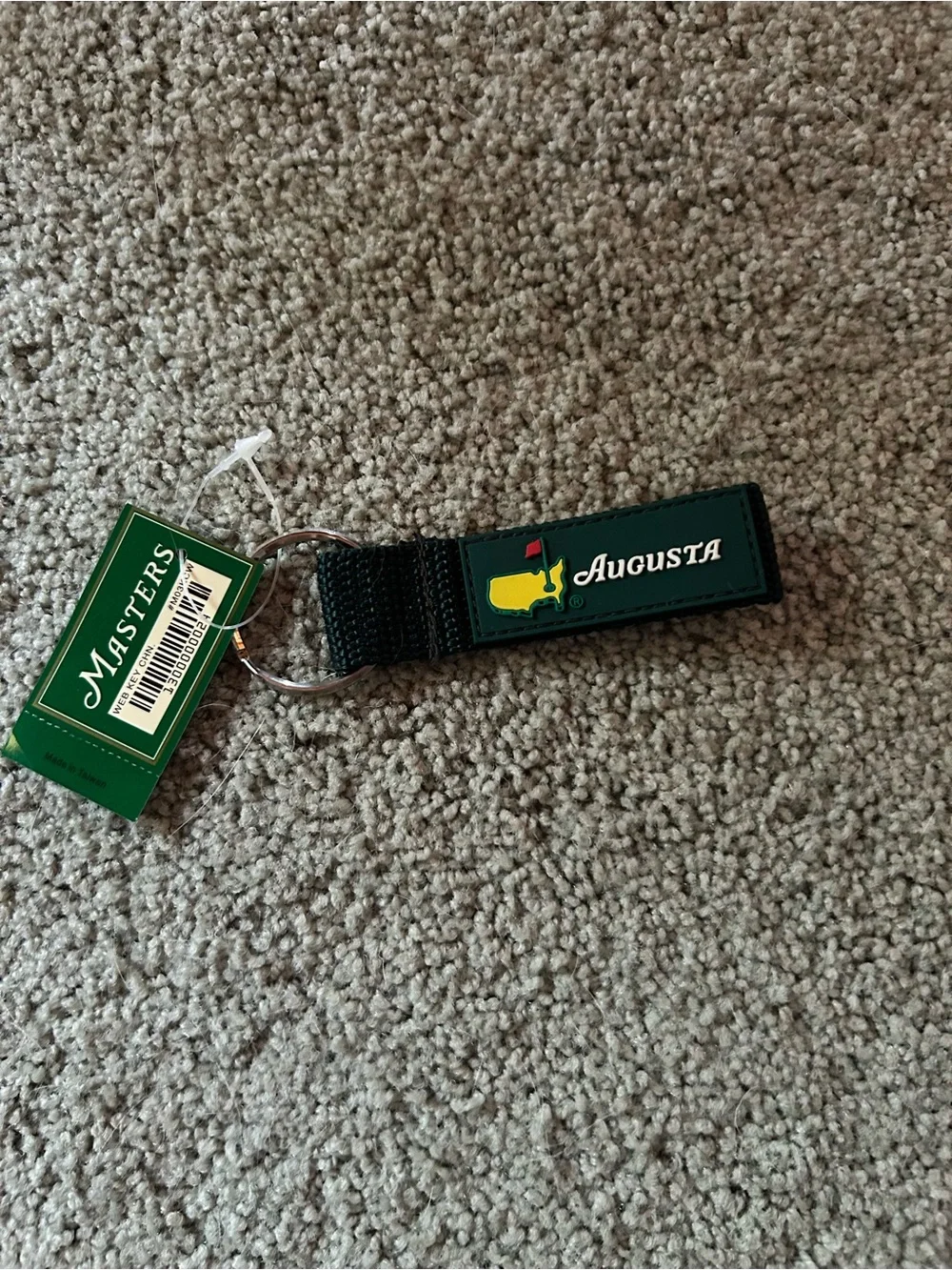 Masters 2003 Green Keychain NWT